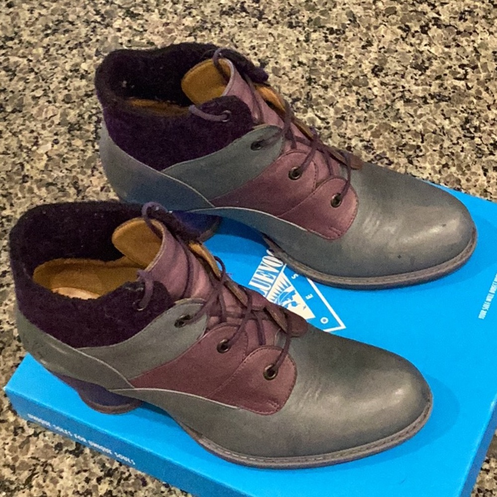 John Fluevog Mezzo Tatiana Lace Up Ankle Boot